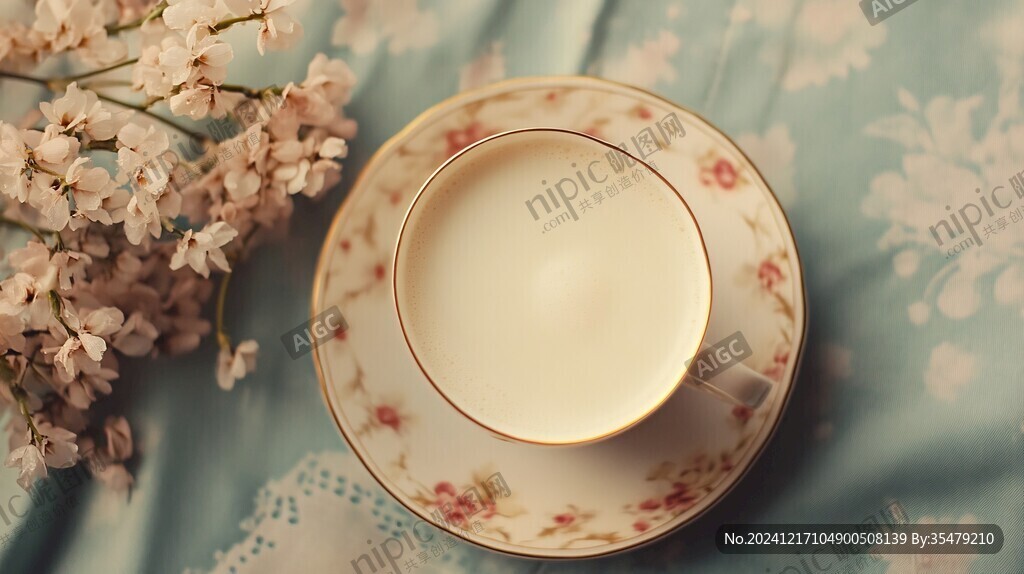 牛奶杏仁茶