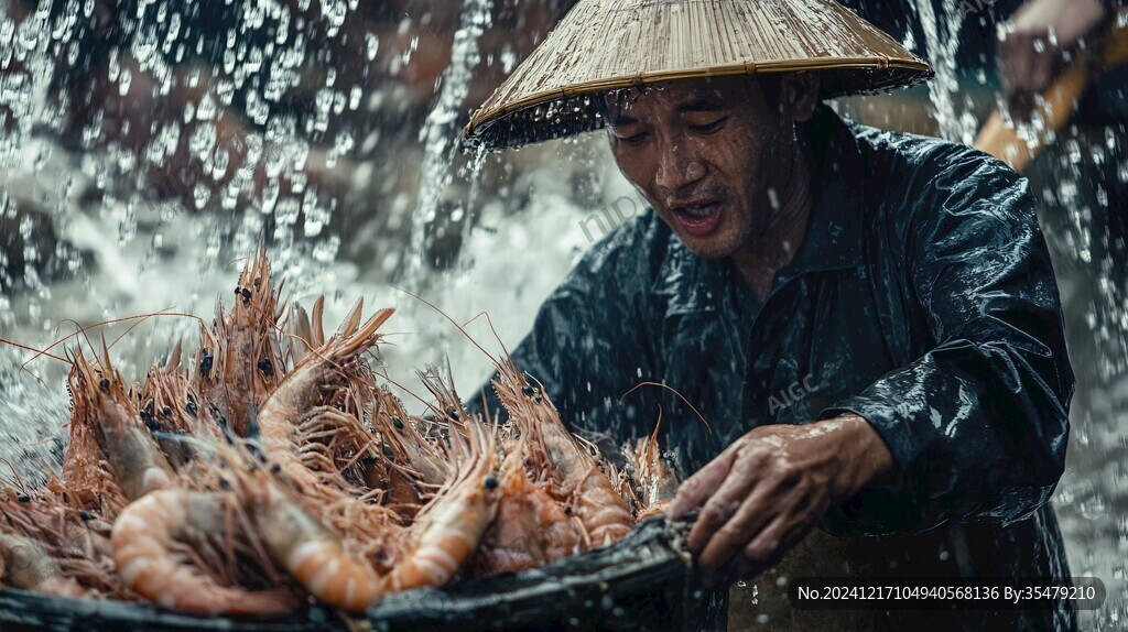 打渔捞虾
