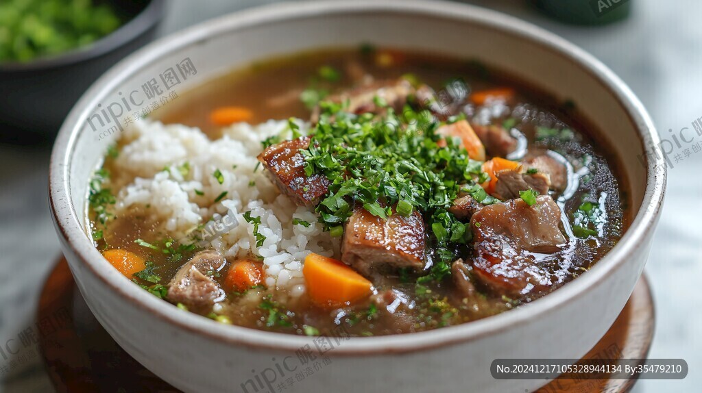 牛肉泡饭