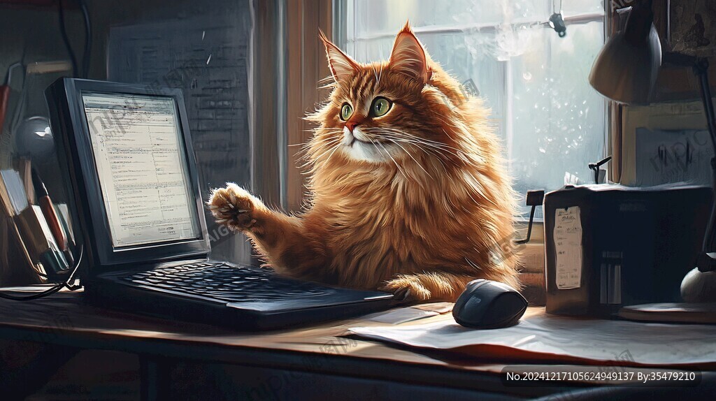 猫咪系列插画
