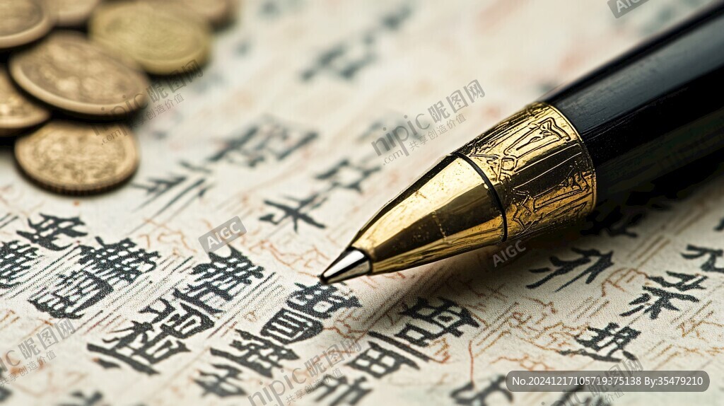 金融毛笔