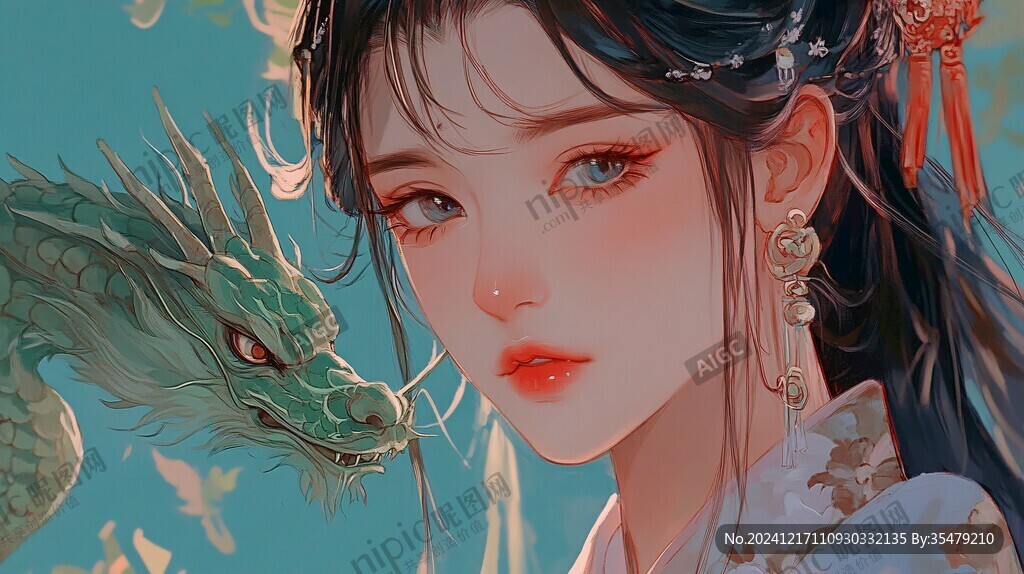 古风龙女ip