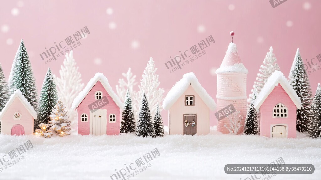 圣诞节小雪屋