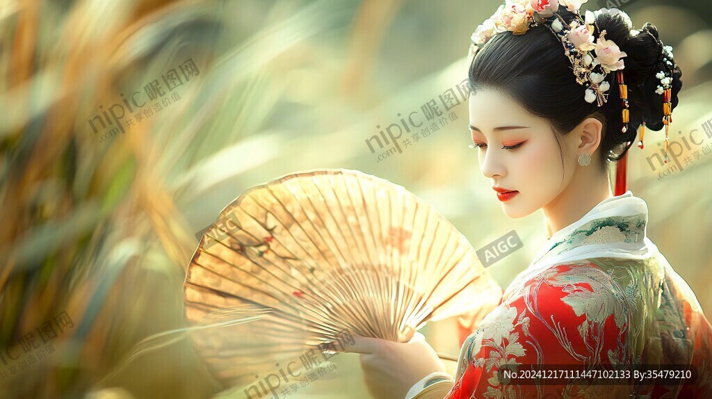唯美意境古典美女