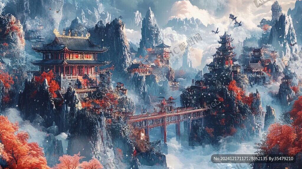 古风仙境天上宫阙