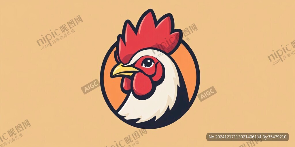 鸡肉logo设计