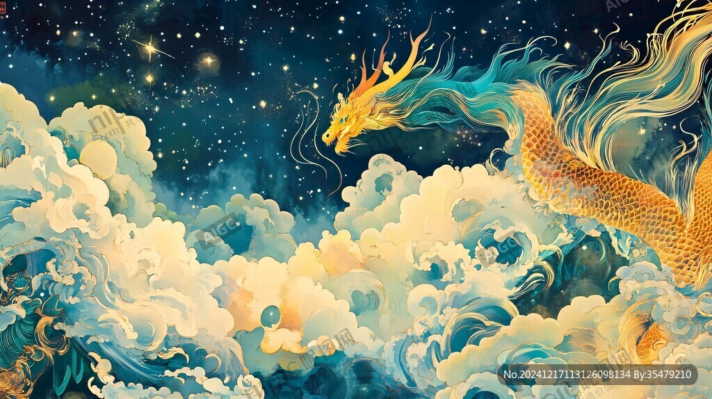 龙年包装插画