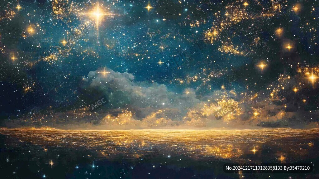 唯美宇宙会议背景