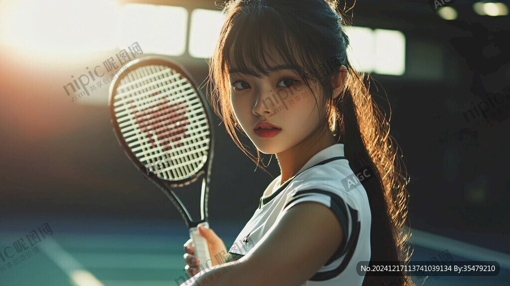 网球少女