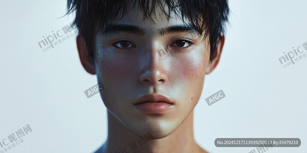 写实双鱼男孩