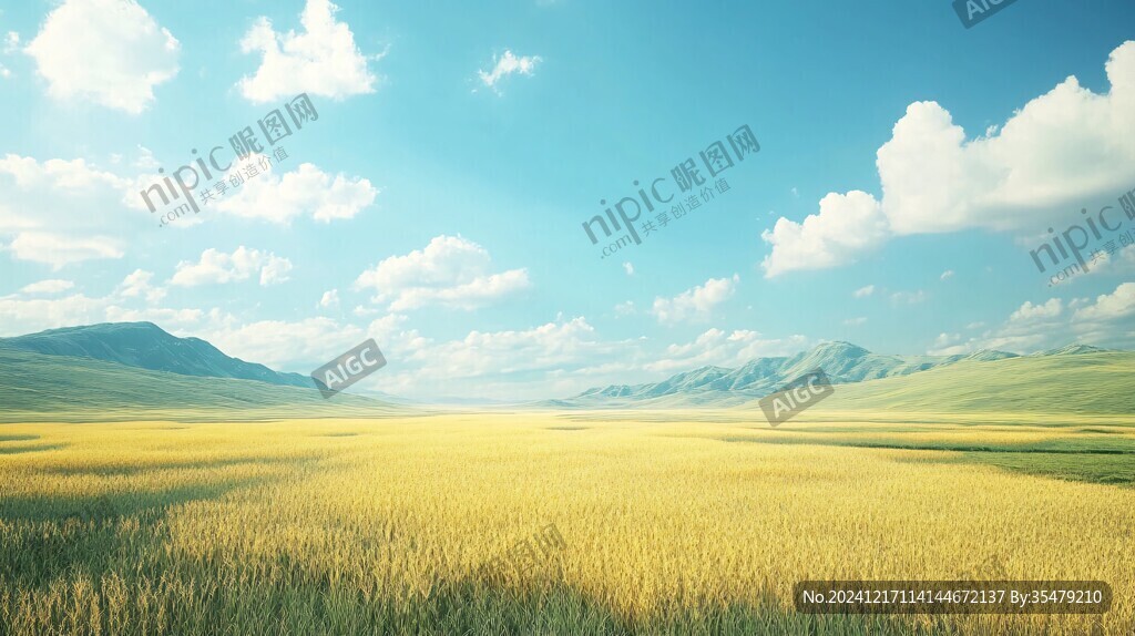 超宽幅田园景色