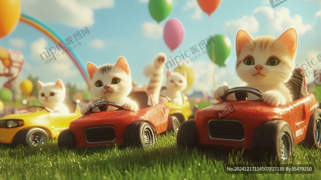 猫咪汽车摆件