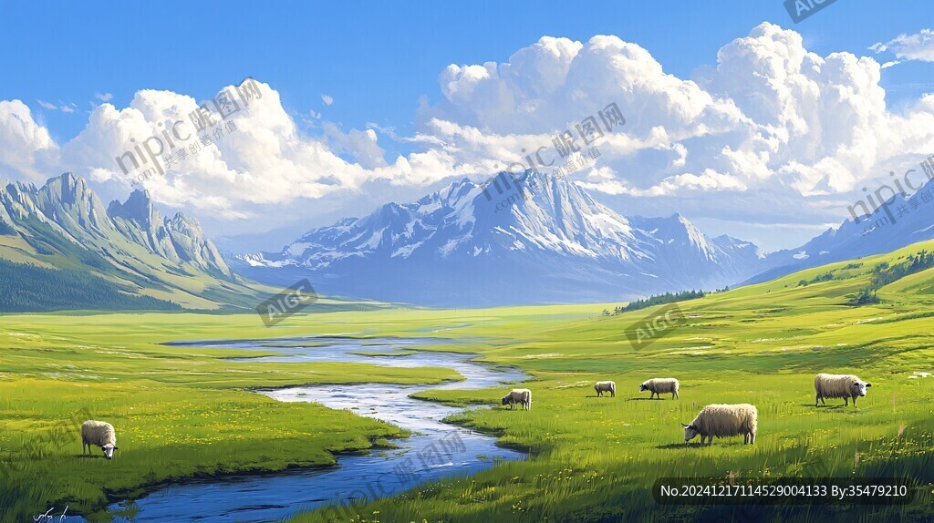 巨幅草原风景