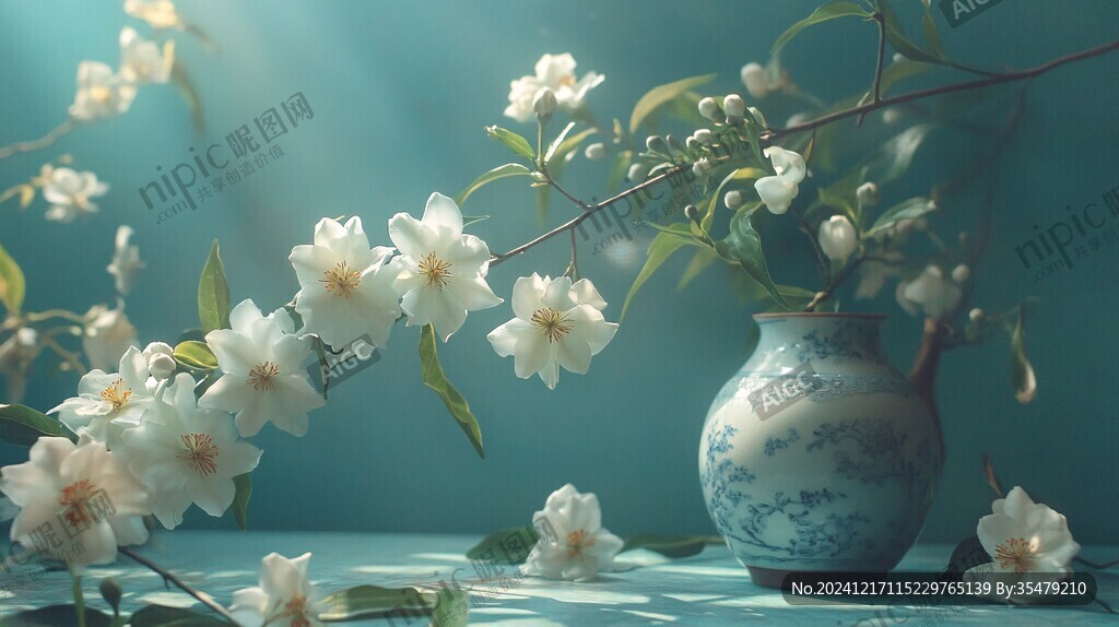 白色樱花壁纸