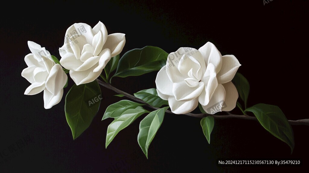 3d立体简约花