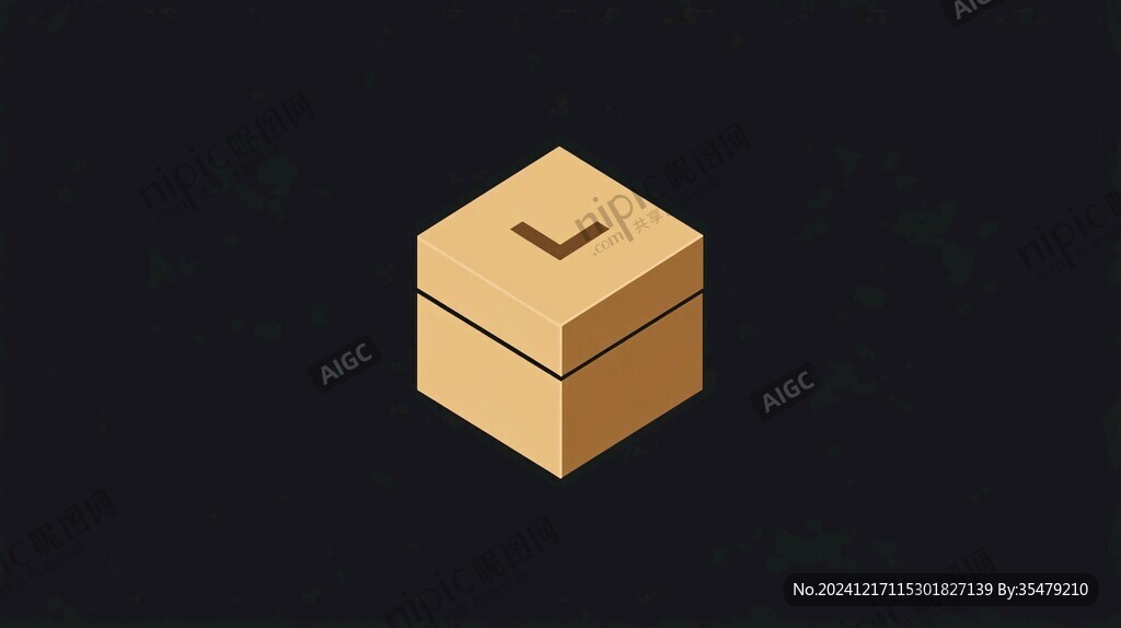 金色立方体box