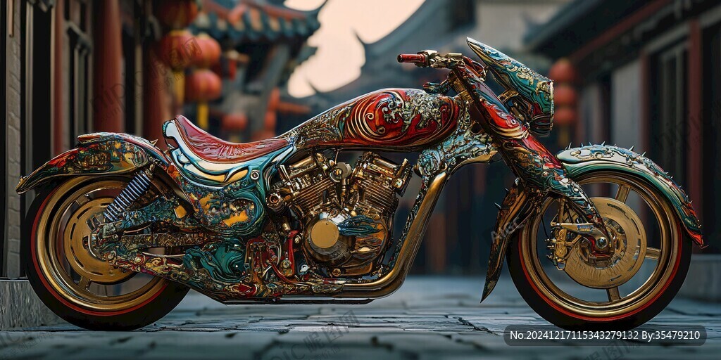 3d摩托效果图