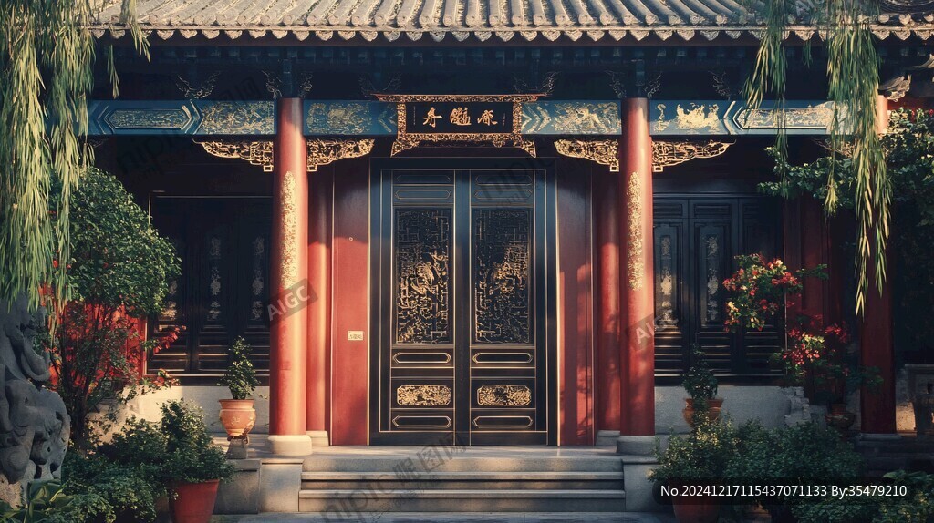 园林门口