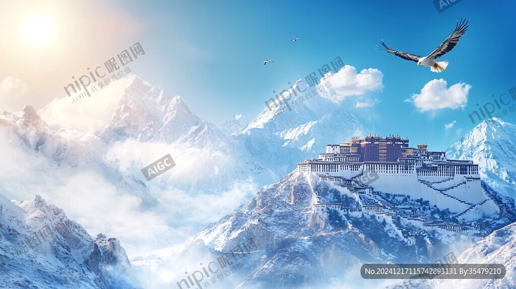 布达拉宫印象创意