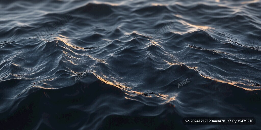 蓝色抽象海洋