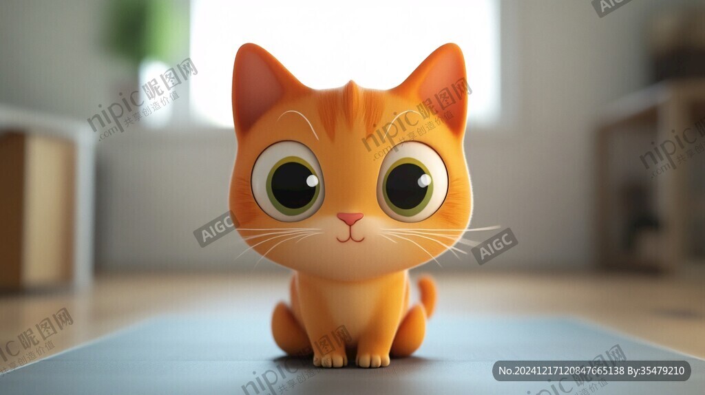 3d卡通猫咪