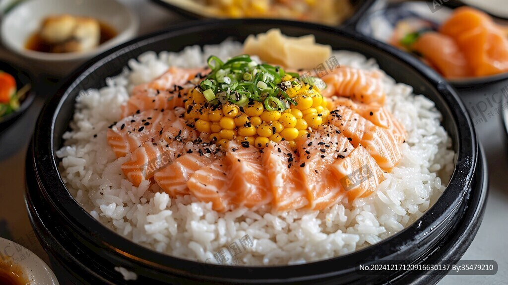 日式生鱼片米饭