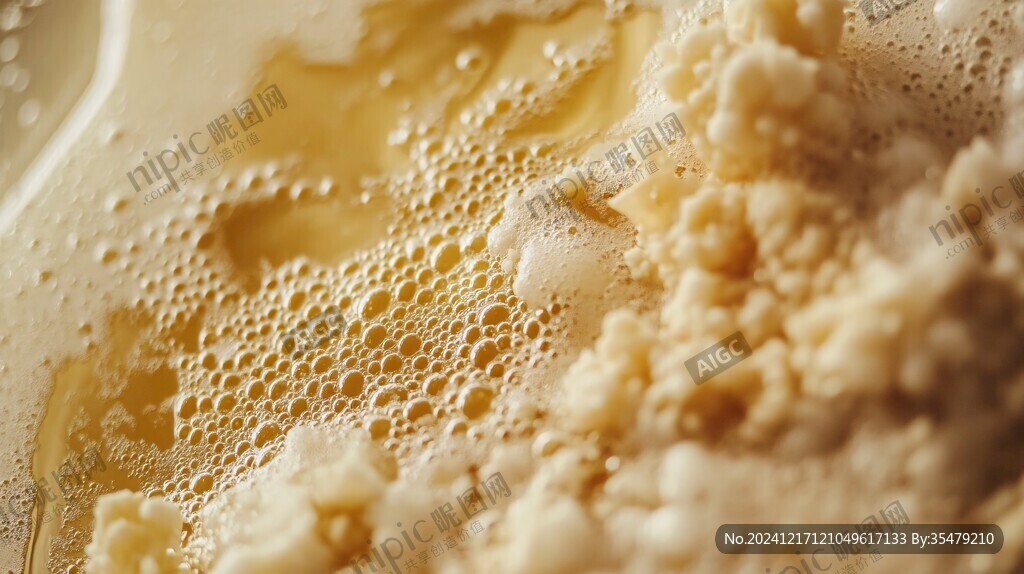 鸡蛋液特写