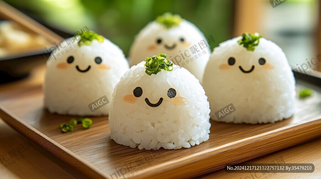 卡通米饭团