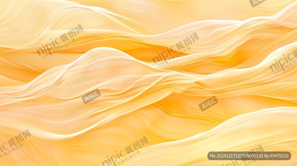 金色抽象流体纹理背景