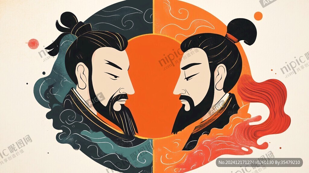 儒家插画