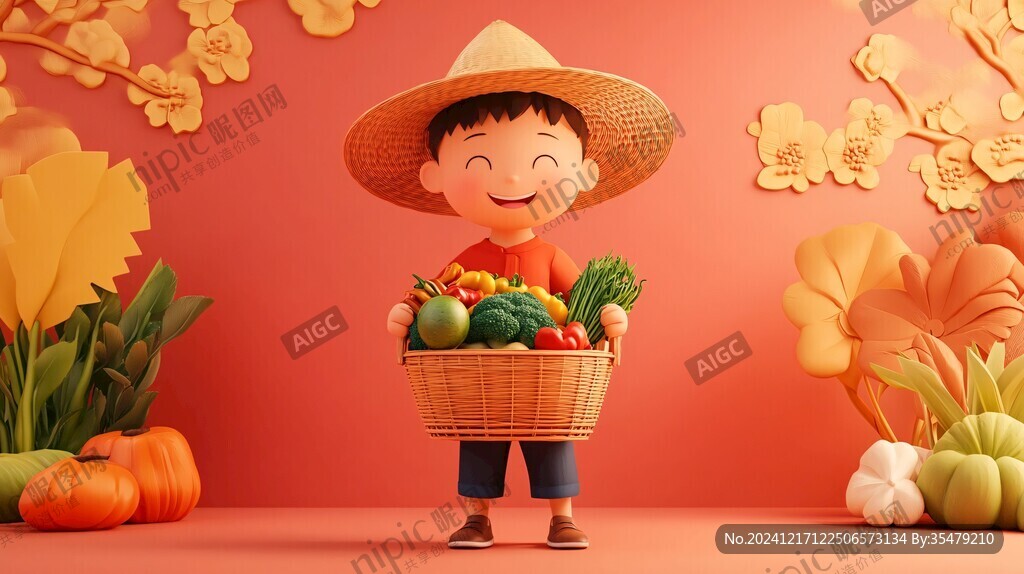 丰收季节人物