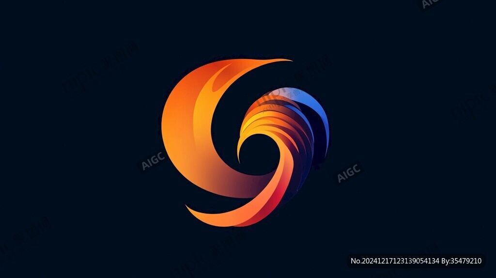 彩色凤凰logo