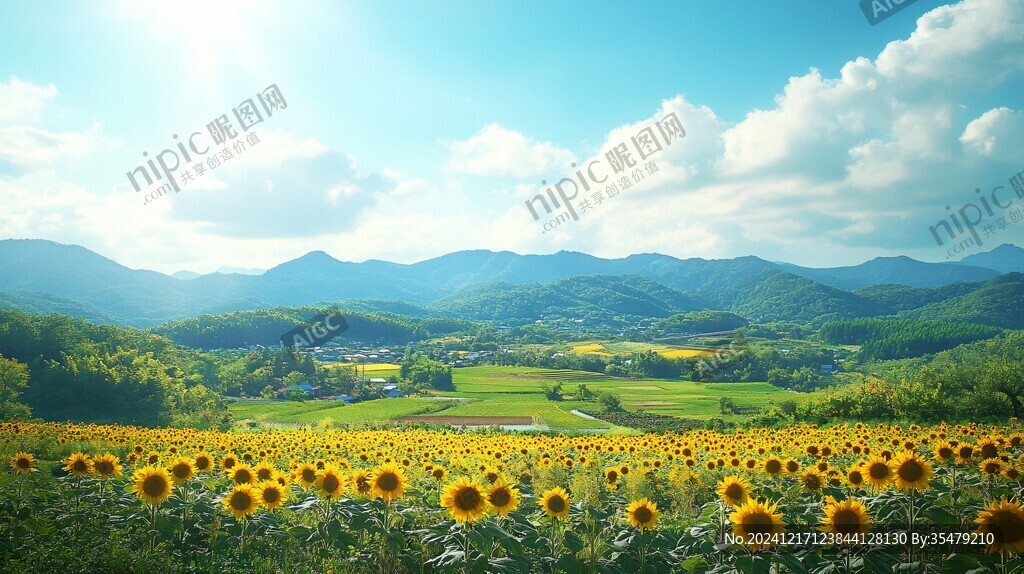 超宽幅田园景色