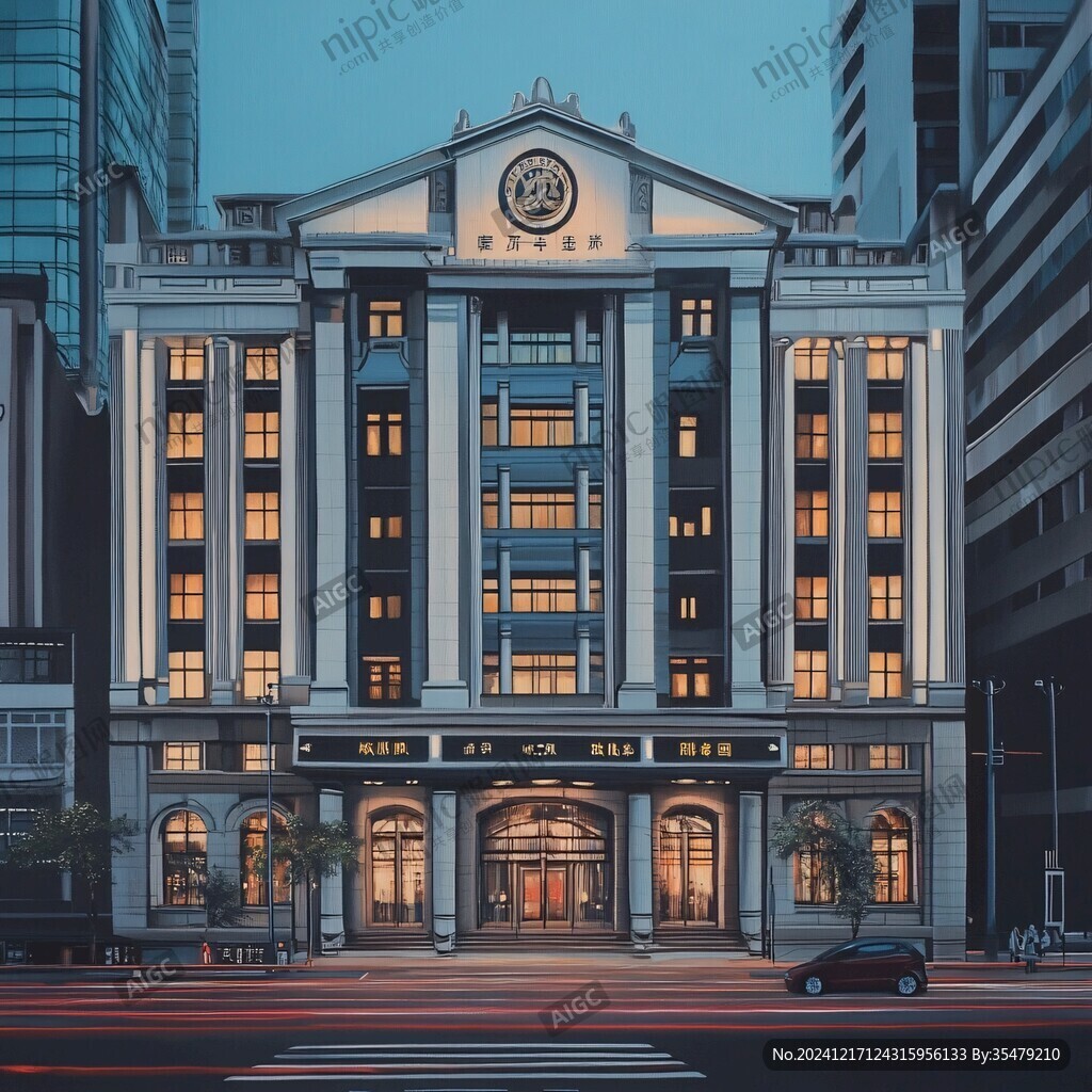 复古风格建筑酒店