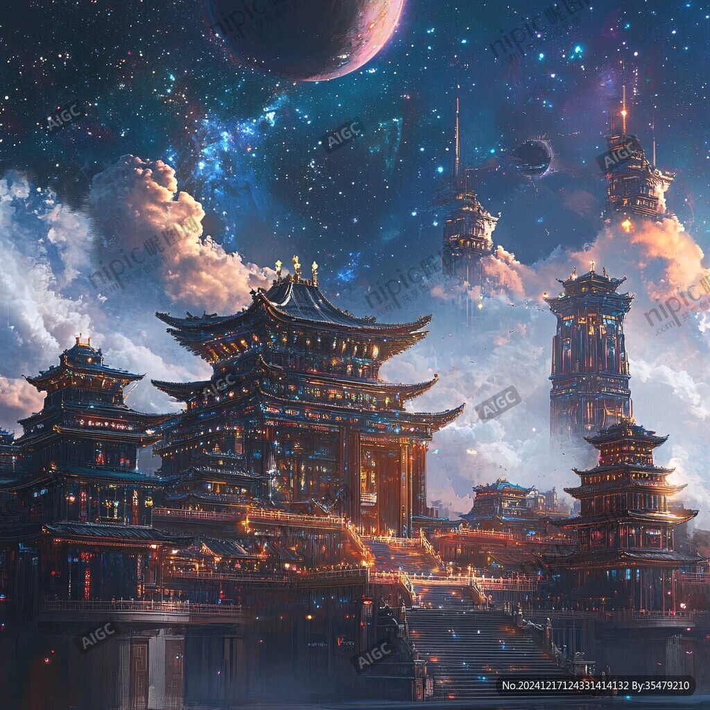 古风仙境天上宫阙