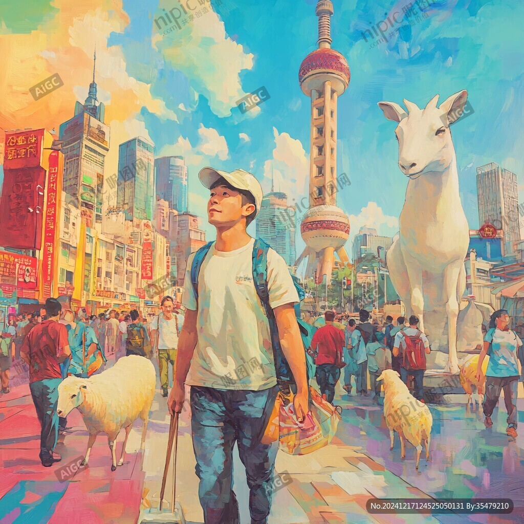 置地东方广场插画