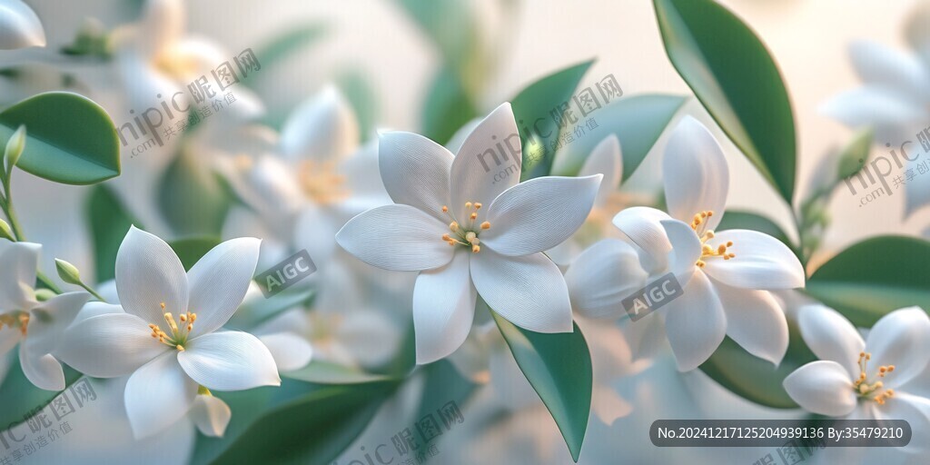 3d立体唯美花卉