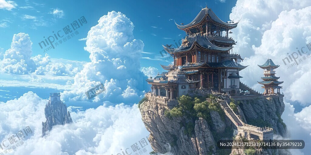 古风仙境天上宫阙