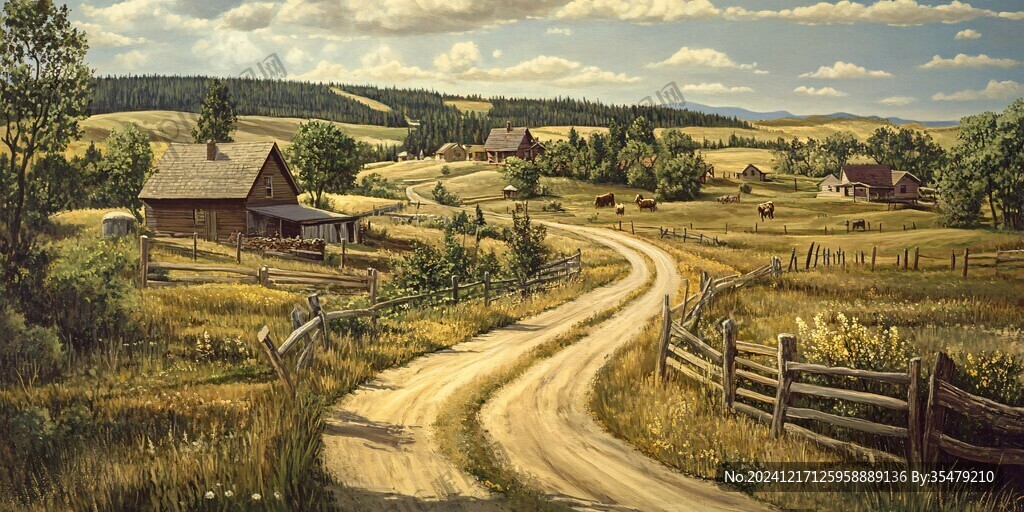 唯美农村场景