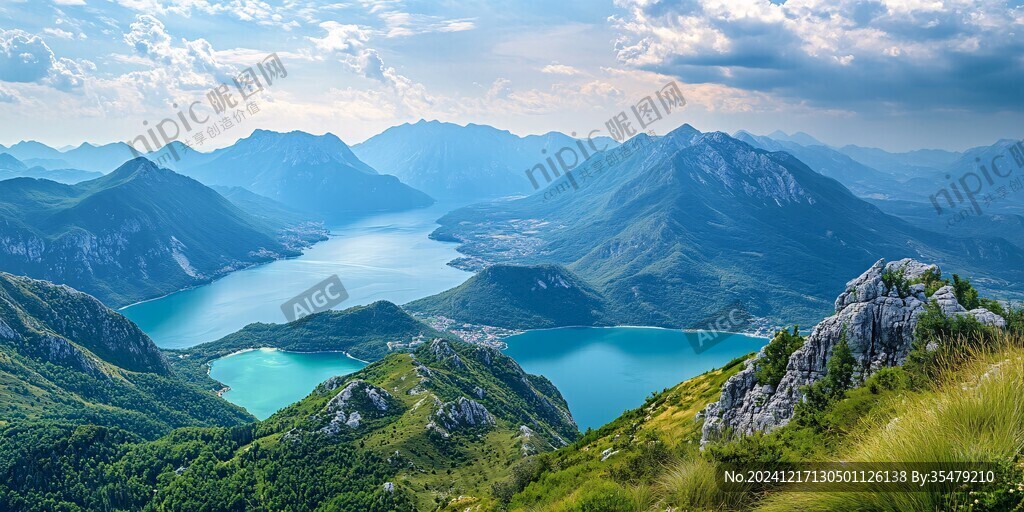 超高清高山湖泊