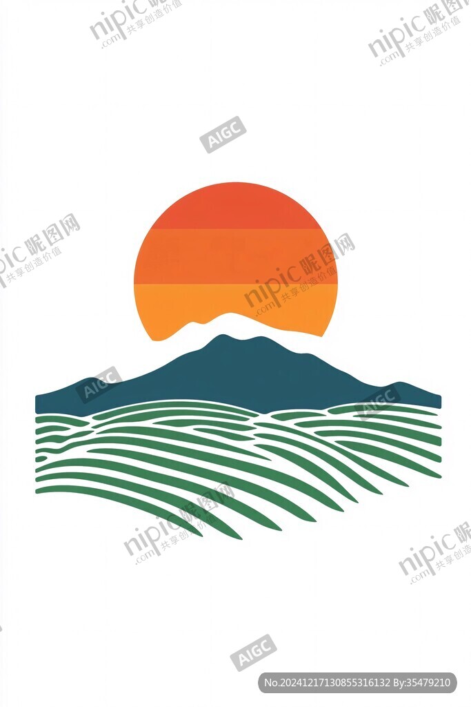 稻田风光logo