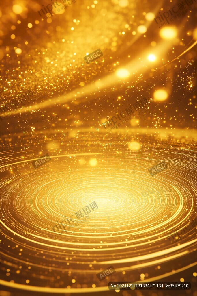 金色无限科技背景