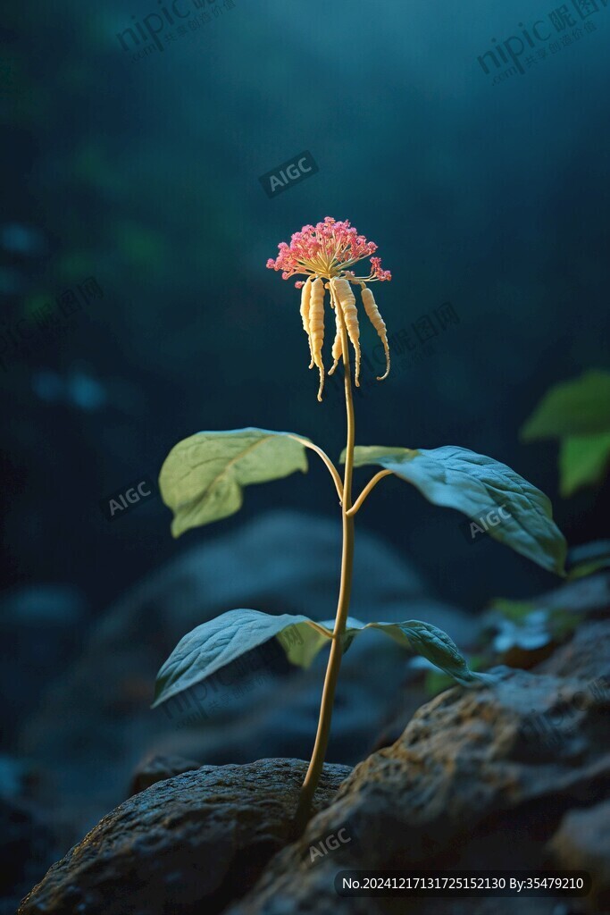 石缝间的小花