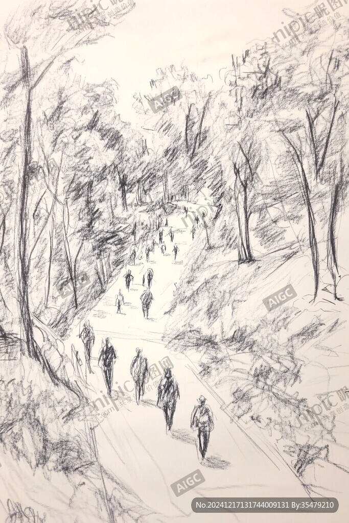 小路速写