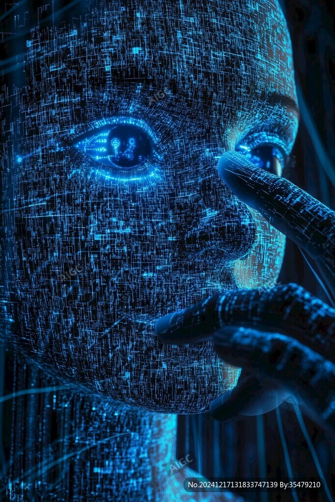 人工智能vr海报背景