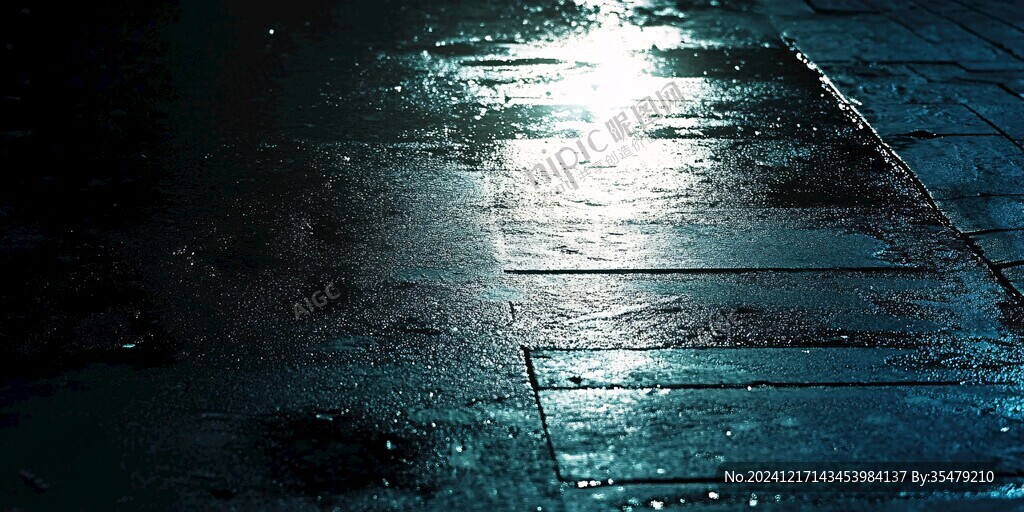 雨夜人行道