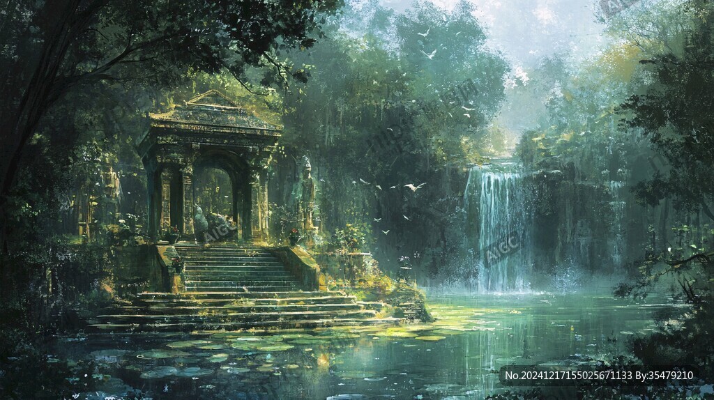 唯美森系场景