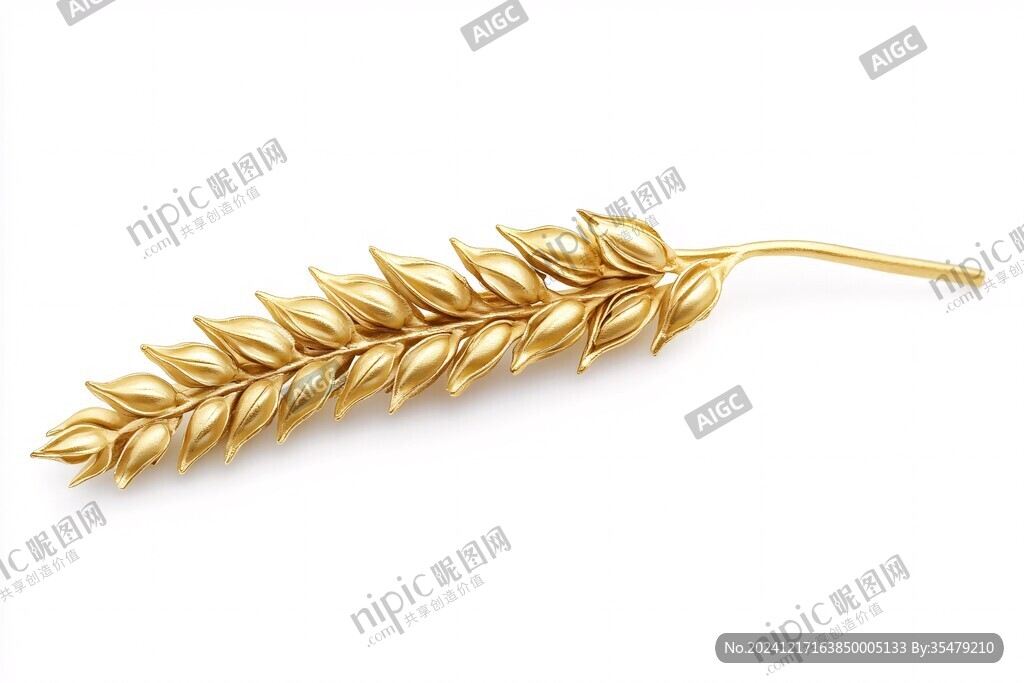 大气金属麦穗纪念品