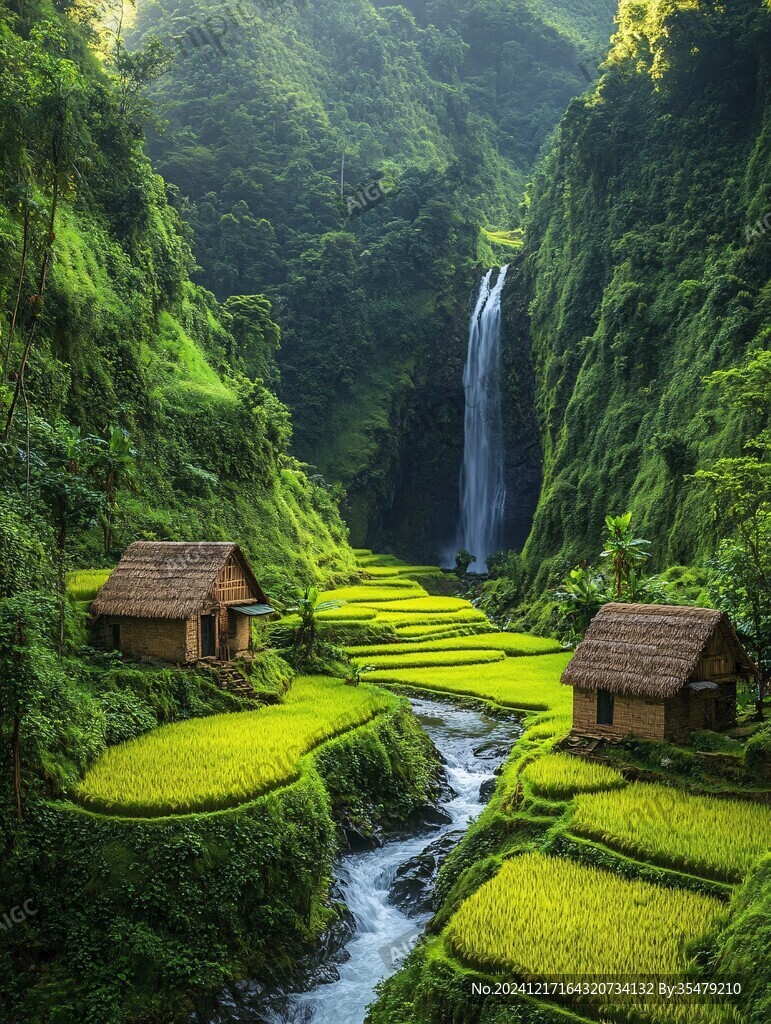 流水生财田园
