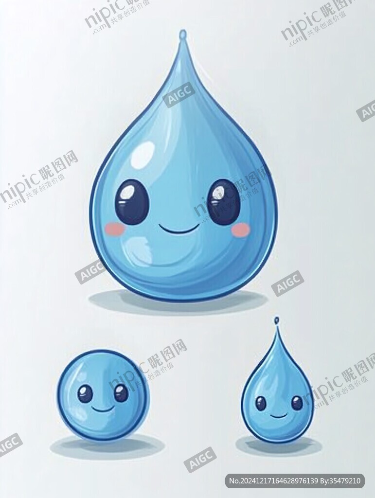 q版水滴